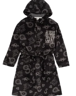 Peaky Blinders Black Icons Bathrobe