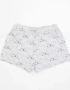 Peanuts Blue Snoopy Short Sleeve Short Leg Pyjama Set