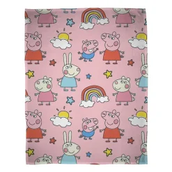 Peppa Pig Fleece Blanket Throw
