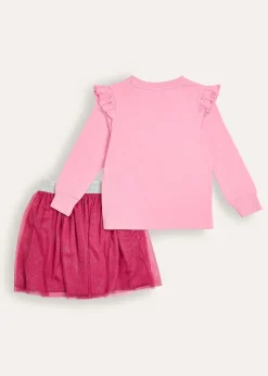 Peppa Pig Girls Tutu Skirt Daywear Set