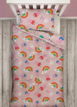 Peppa Pig Lovely Coverless Quilt Reversible Duvet Set