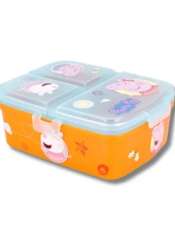 Peppa Pig Orange Multi Compartment Lunch Set