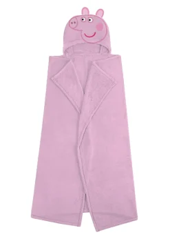 Peppa Pig Pink 3D Hooded Wearable Throw