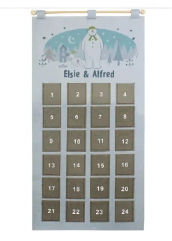 Personalised Memento Company Grey The Snowman and the Snowdog Advent Calendar
