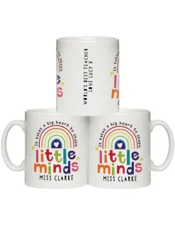 Personalised Memento Company White Shape Little Minds Mug
