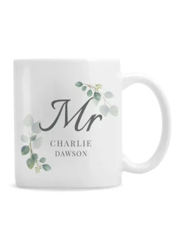 Personalised Memento Company Wildflower White Wooden Jewellery Box