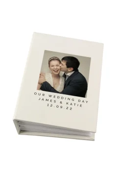 Personalised Memento Company White Wood Santa Paws Crate