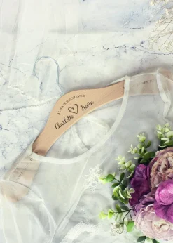 Personalised Memento Company Always & Forever Wooden Hanger