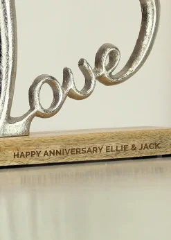 Personalised Memento Company Love Heart Ornament