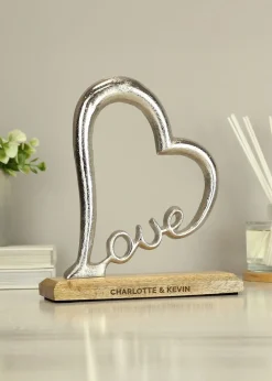 Personalised Memento Company Love Heart Ornament