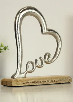 Personalised Memento Company Love Heart Ornament