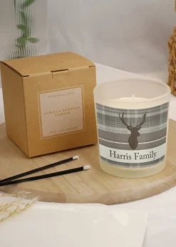 Personalised Memento Company White Wood Red Hearts Wooden Love Ornament