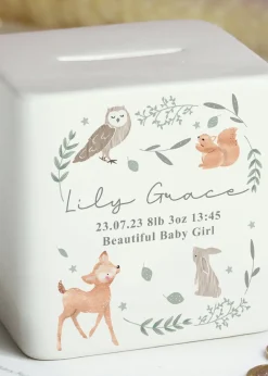 Personalised Memento Company Wood Double Heart Ornament