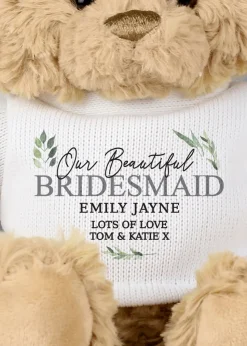 Personalised Memento Company Botanical Teddy Bear