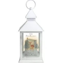 Personalised Memento Company Clear Christmas LED Candle Bauble