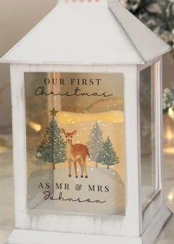 Personalised Memento Company Clear Christmas LED Candle Bauble