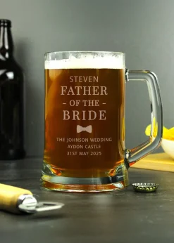 Personalised Memento Company Special Date Wooden Mr & Mrs Ornament