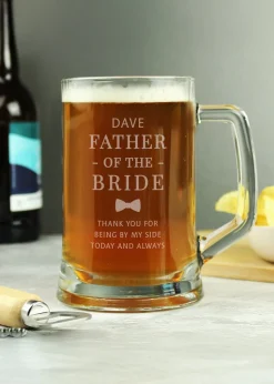 Personalised Memento Company Special Date Wooden Mr & Mrs Ornament