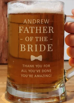 Personalised Memento Company Special Date Wooden Mr & Mrs Ornament