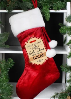 Personalised Memento Company Blue Name Teddy Bear