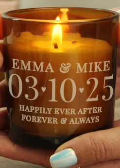 Personalised Memento Company Botanical Wedding Lantern