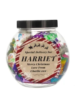 Personalised Memento Company Clear Special Delivery Sweet Jar