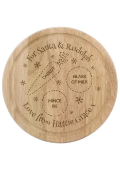 Personalised Memento Company Brown Christmas Eve Mince Pie Board