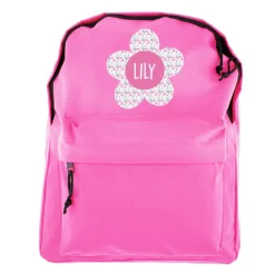 Personalised Memento Company Pink Feather Glass Bauble With Unicorn Tag