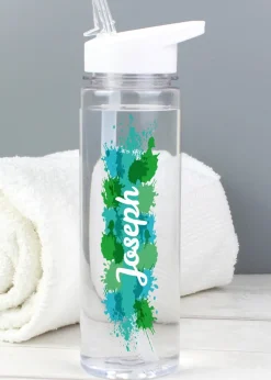 Personalised Memento Company Clear Splash Name Only Water Bottle