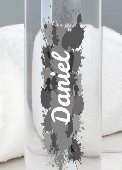 Personalised Memento Company Clear Splash Name Only Water Bottle