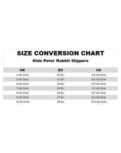 Peter Rabbit Kids Character Face Velcro Loafer Slippers (4 - 10 Younger)