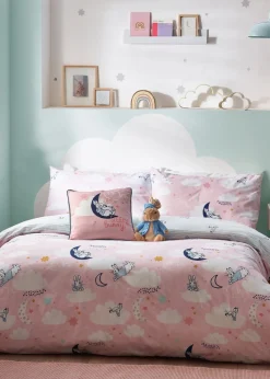 Peter Rabbit™ Sleepy Head Abstract Duvet Cover Set Pink