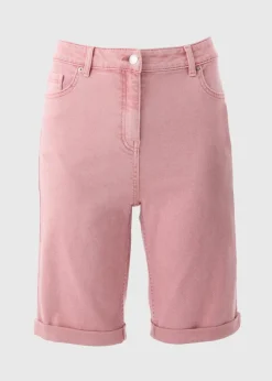 Pink April Denim Shorts