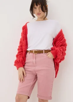 Pink April Denim Shorts