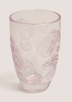 Pink Artisan Embossed Tumbler