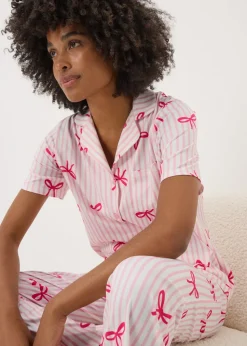 Pink Bow Pyjama Set