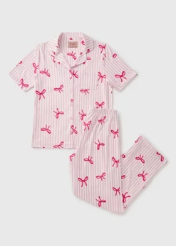 Pink Bow Pyjama Set