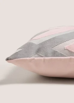 Pink Diamond Velvet Cushion