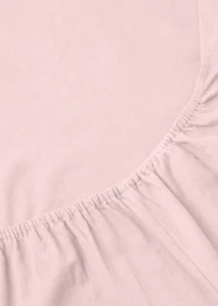 Pink Extra Deep Bed Sheet (180 Thread Count)