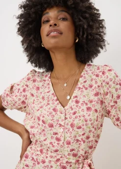 Pink Floral Jumpsuit