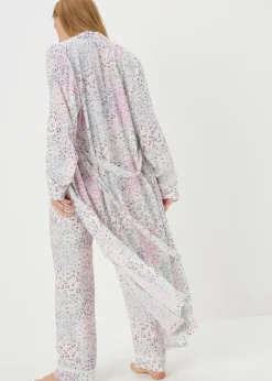 Pink Floral Patchwork Dressing Gown