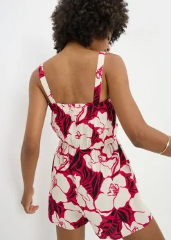 Pink Floral Playsuit