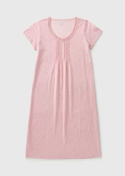 Pink Leaf Lace Nightie