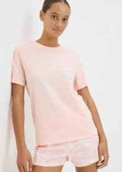 Pink Palm Short Pyjama Set