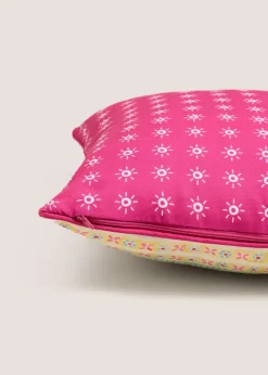 Pink Paradise Tile Cushion
