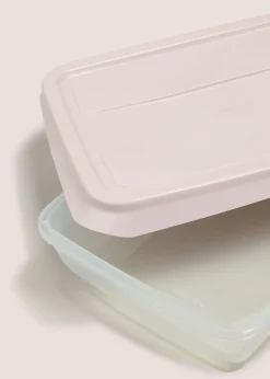 Pink Plastic Lunch Box