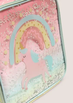 Pink Sparkly Unicorn Lunch Bag (21x24x8cm)