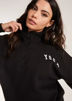 Pink Vanilla Collared Lounge Yoga Sweatshirt