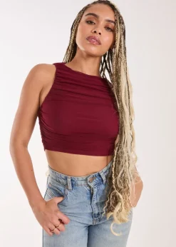 Pink Vanilla Red Racer Top Plain