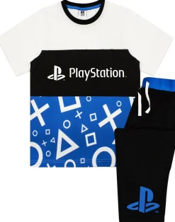 PlayStation Kids Long Leg Black Pyjamas (5-14 Years)